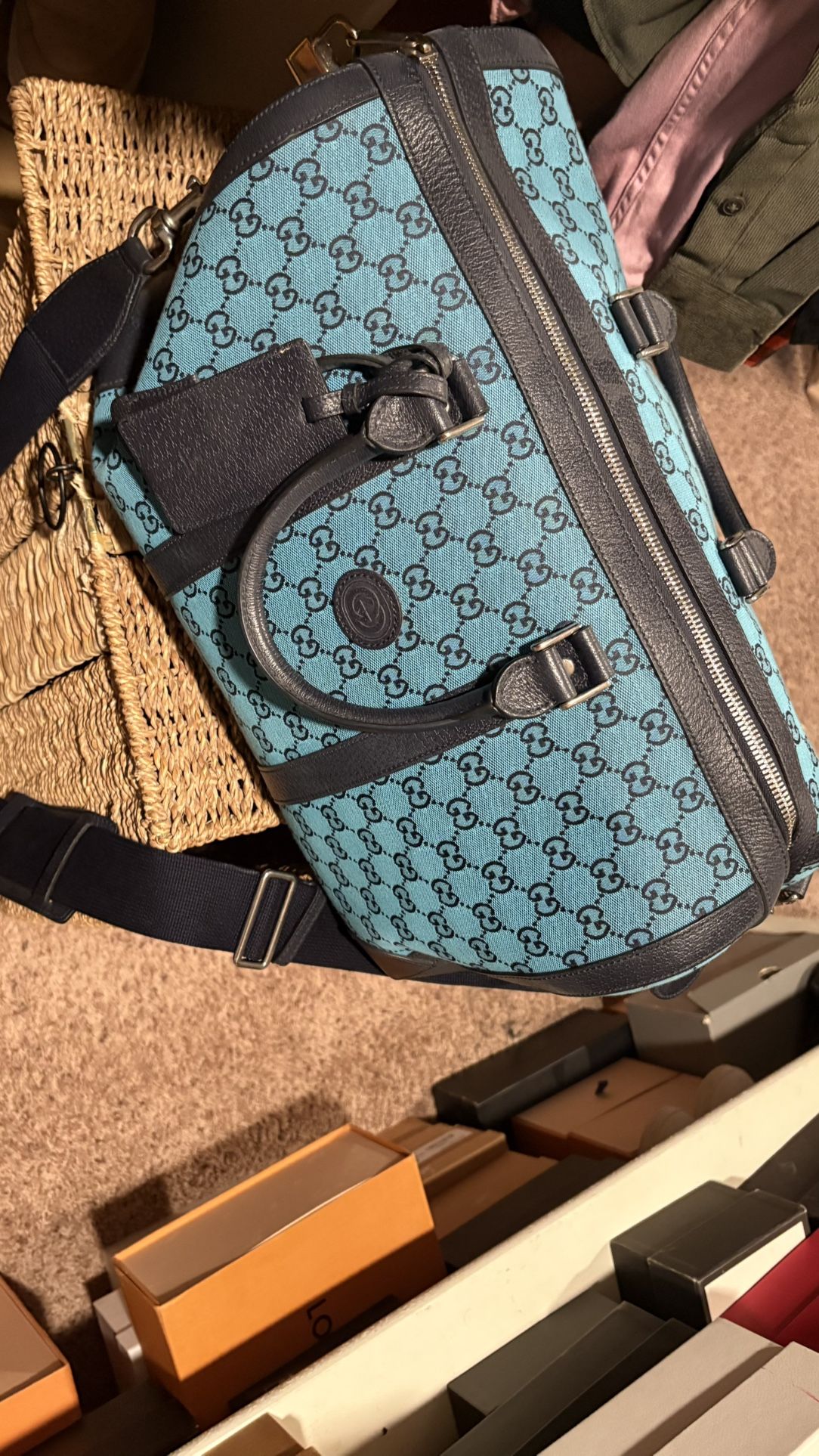 Blue Gucci Bag