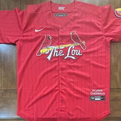 St Louis Cardinals City Connect “The Lou” Adult Large Medium NWT