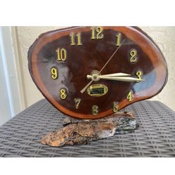 Mahogany clocks display clocks Barbados quartz ablocks mahoganyVintage Art Deco Clock with velvet draw desk clock display 