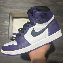 Jordan 1 court purple size 9.5