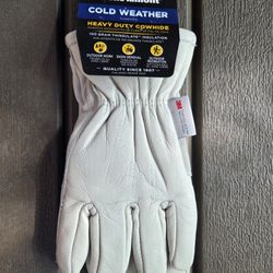WELLS LAMONT 1182L COWHIDE INSULATED WEATHER WINTER GLOVES WOMEN