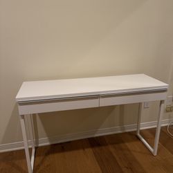 White desk