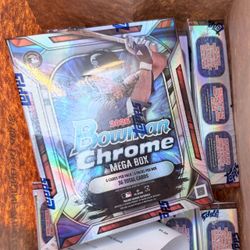 2026 Topps Bowman Chrome Baseball Mega boxes