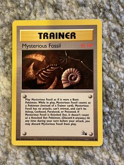 Mysterious Fossil Trainer Pokémon 62/62