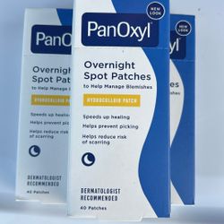 PanOxyl Overnight Patches $3 Each 😀