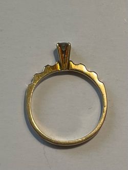 14k gold diamond ring