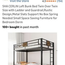 Twin Bunk Bed
