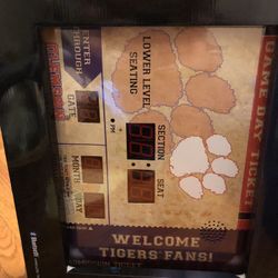 Clemson Clock 