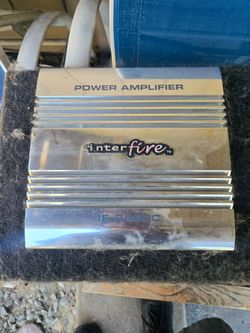 Power amp and bass speaker