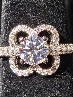 Size 7, MOISSANITE 925 Ring