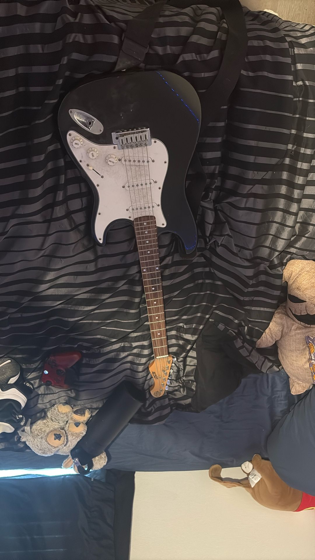 Electric Guitar And Amp