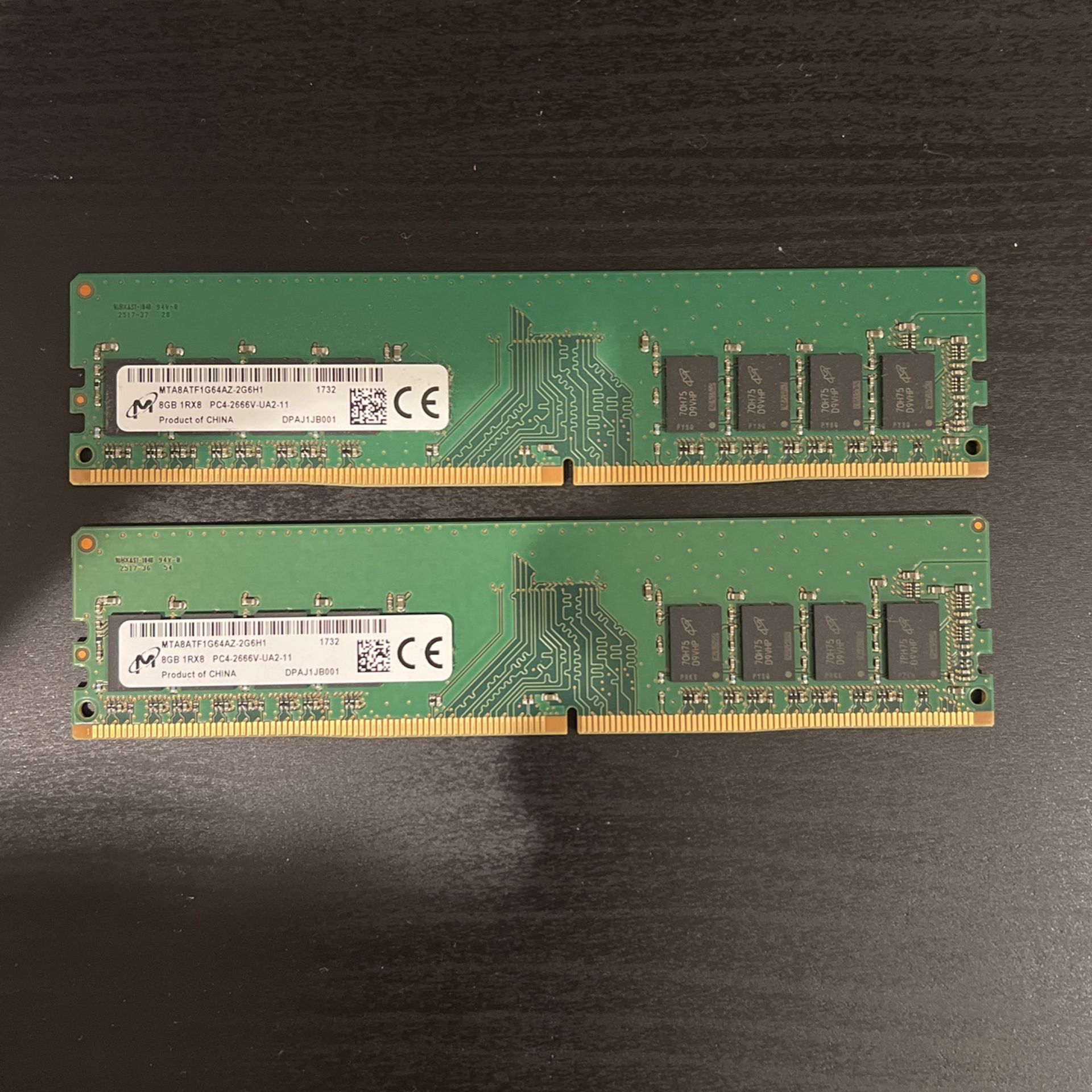 16 GB of 2666MHz RAM