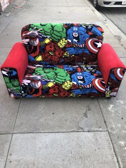 Avengers kids loveseat