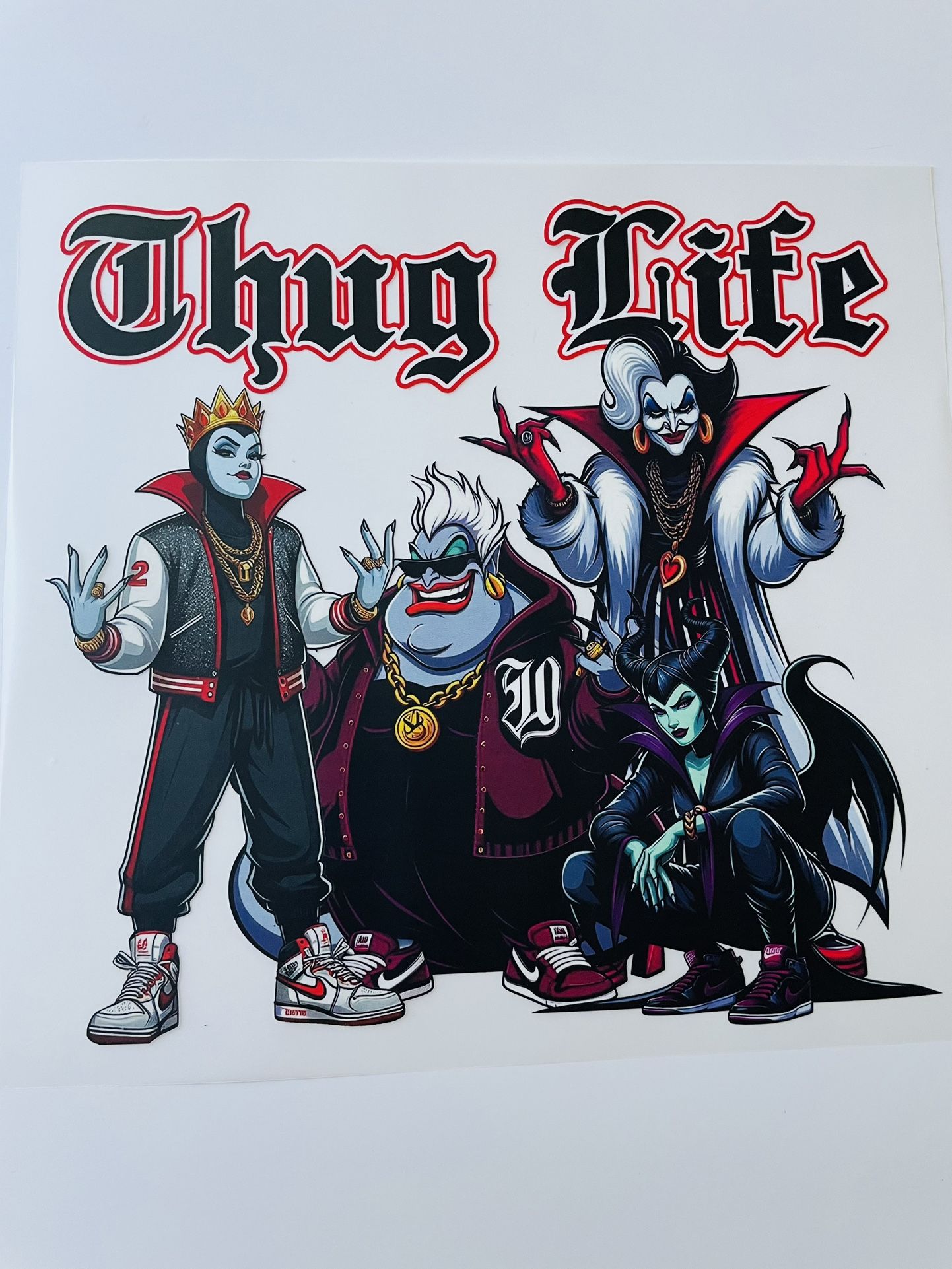 Thug Life Villains Graphic T-Shirt