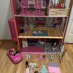 kid craft Barbie dream house
