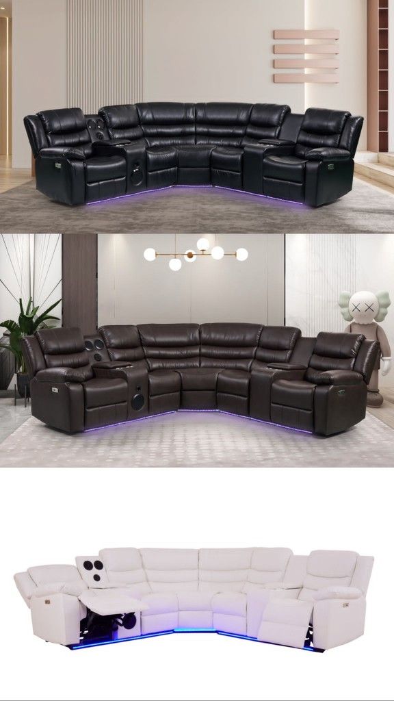 SECTIONAL COUCH ( RECLINERS) ✨️FINANCING AVAILABLE NO CREDIT