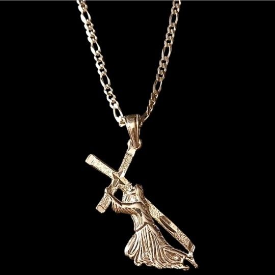 925 Jesus Pendant On Chain