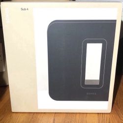 Sonos Sub4 (Black) Brand New Sealed Box plus Include Warranty for a year.