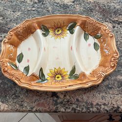 Serving dish 15 Inx12 In Ceramic