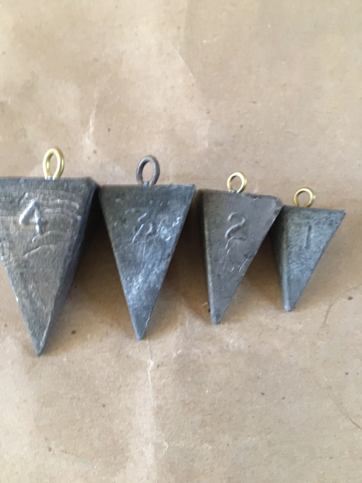 Fishing weights lead (4) lot 5