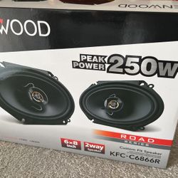New Kenwood 6X8 Speakers 🔊 ( 1 Pair ) 