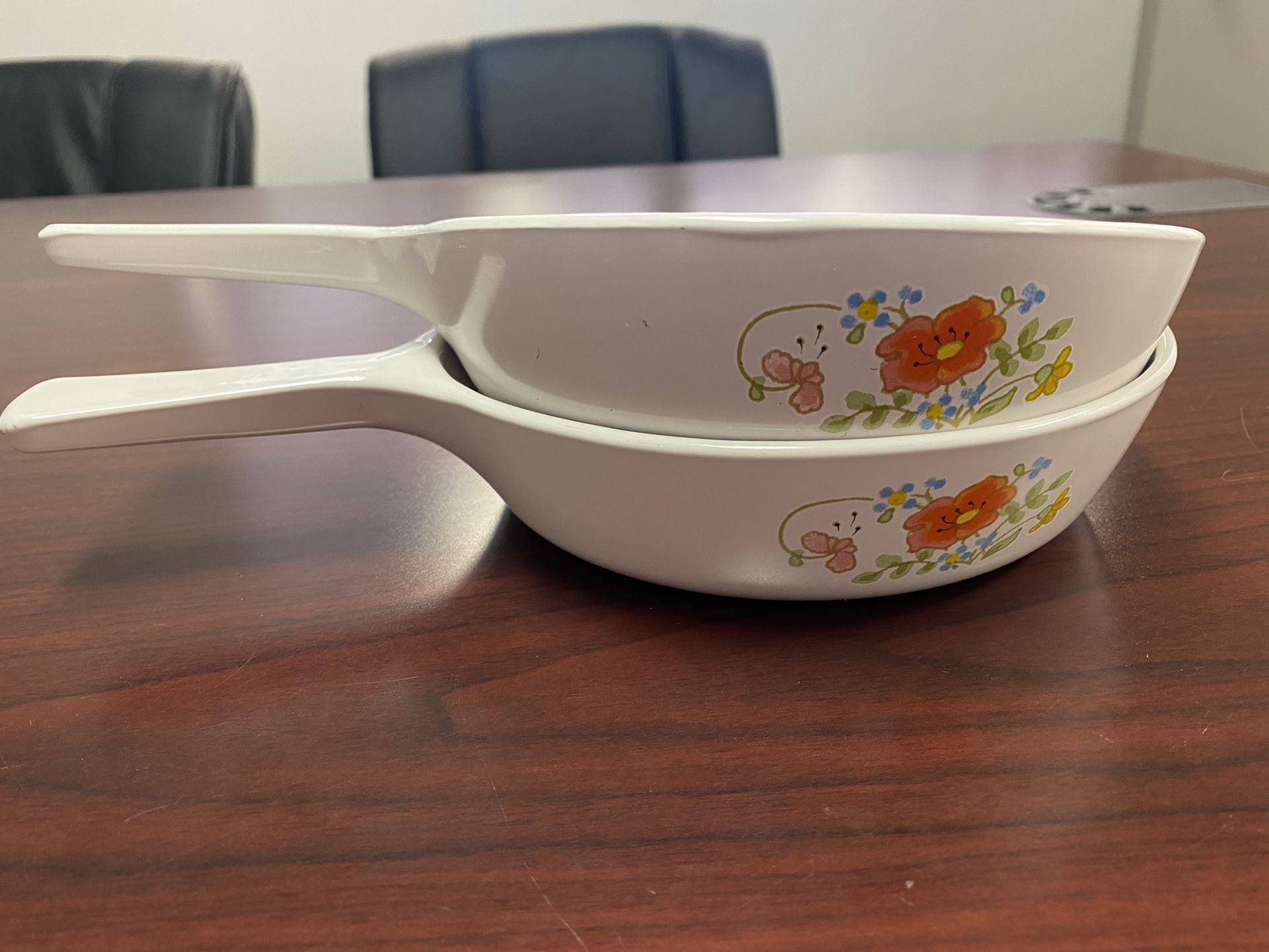 Vintage Corning Ware Wildflower Menuette Pan/Skillet 6 1/2” P-83-B