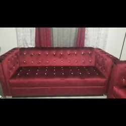 Red Wine Sofa 