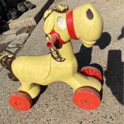 Vintage Child’s Ride On Horse Toy