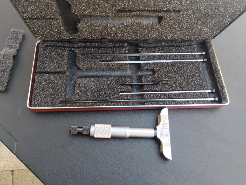 Starrett Micrometer Depth Gauge Set Tools