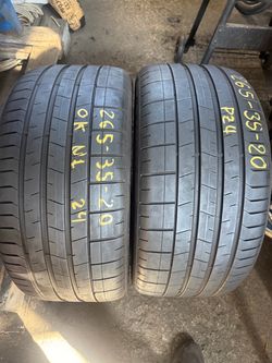20” tires pirelli 265/35/20 semu new with free installation $250