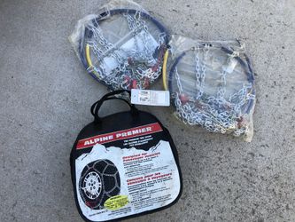 New snow tire chains