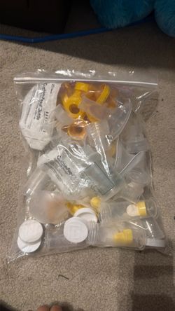 Random bottles and pump parts