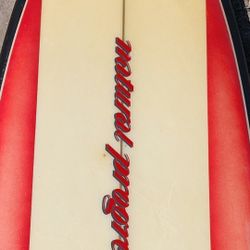 8ft Vintage 80s Natural Progression Surfboard