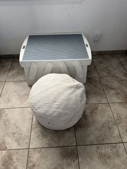Brentwood Originals Boucle Indoor Pouf