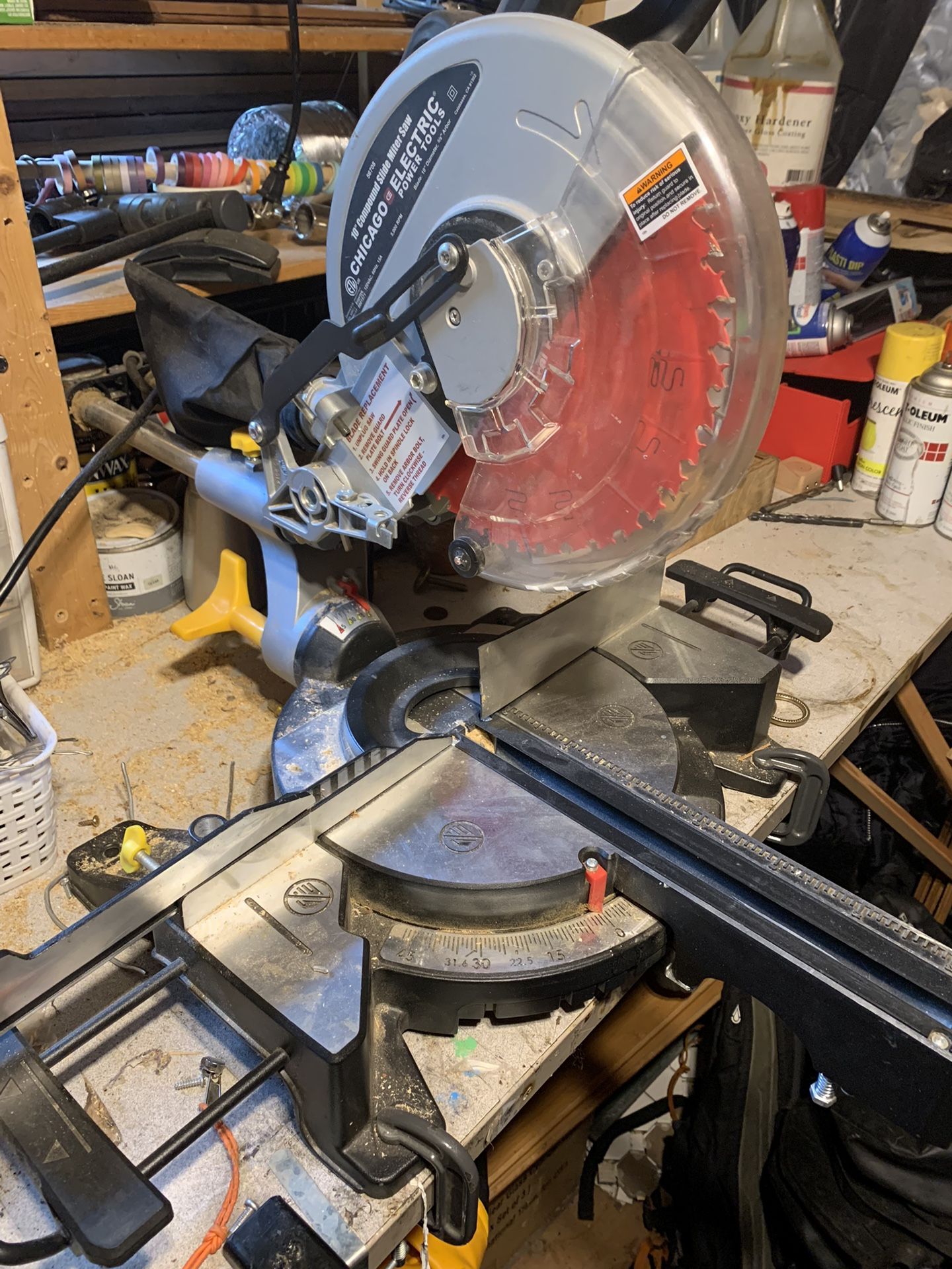 Chicago Electric 10” Compound Sliding Miter Saw