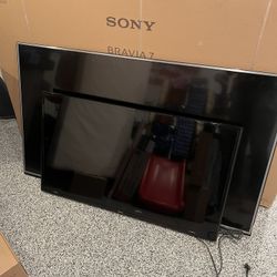 65” LG smart TV and 42” Samsung Smart TV 