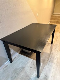 Black Dining Table