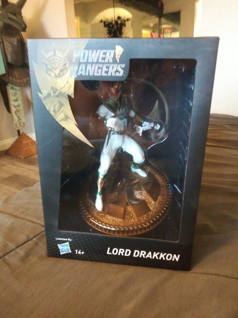 Power rangers lord drakkon pcs collectibles statue