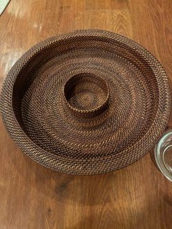 Calaisio Round Chip and Dip Tray