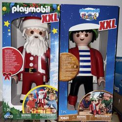 Playmobil XXL lot Of Two Pirate & Santa Clause 