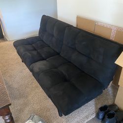 Black Futon Couch 