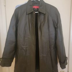 Anne Klein Leather Jacket/Coat