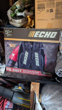 ECHO backpack blower PB- 580T
