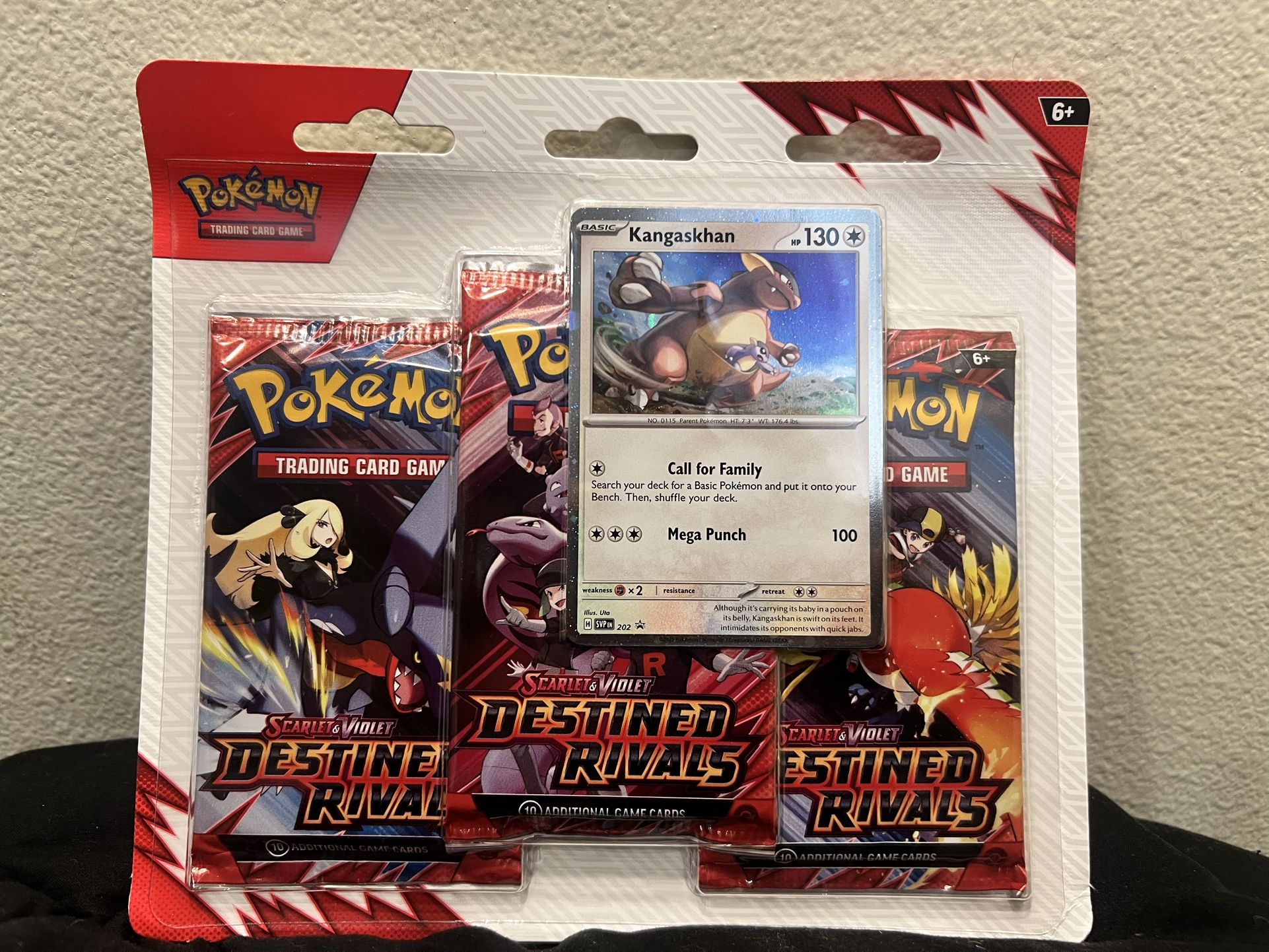 Pokémon Destined Rivals 3 Pack Blister (Kangaskhan)