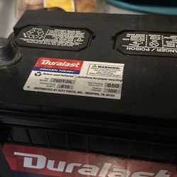 New Duralast Car Battery 