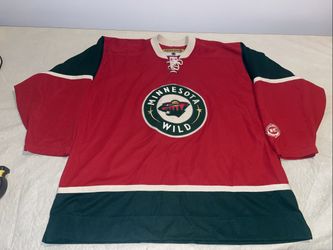 Mikko Koivu Minnesota Wild Jersey Red Euc Mens Xl Vintage NHL Vtg Reebok
