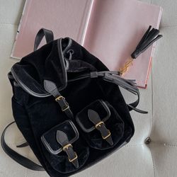 Ysl Saint Laurent Velvet Backpack