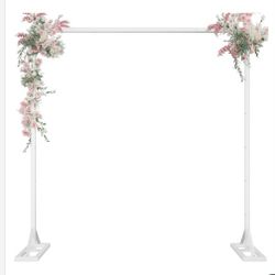 8.2FT Adjustable Backdrop Stand Kit - Square (White)