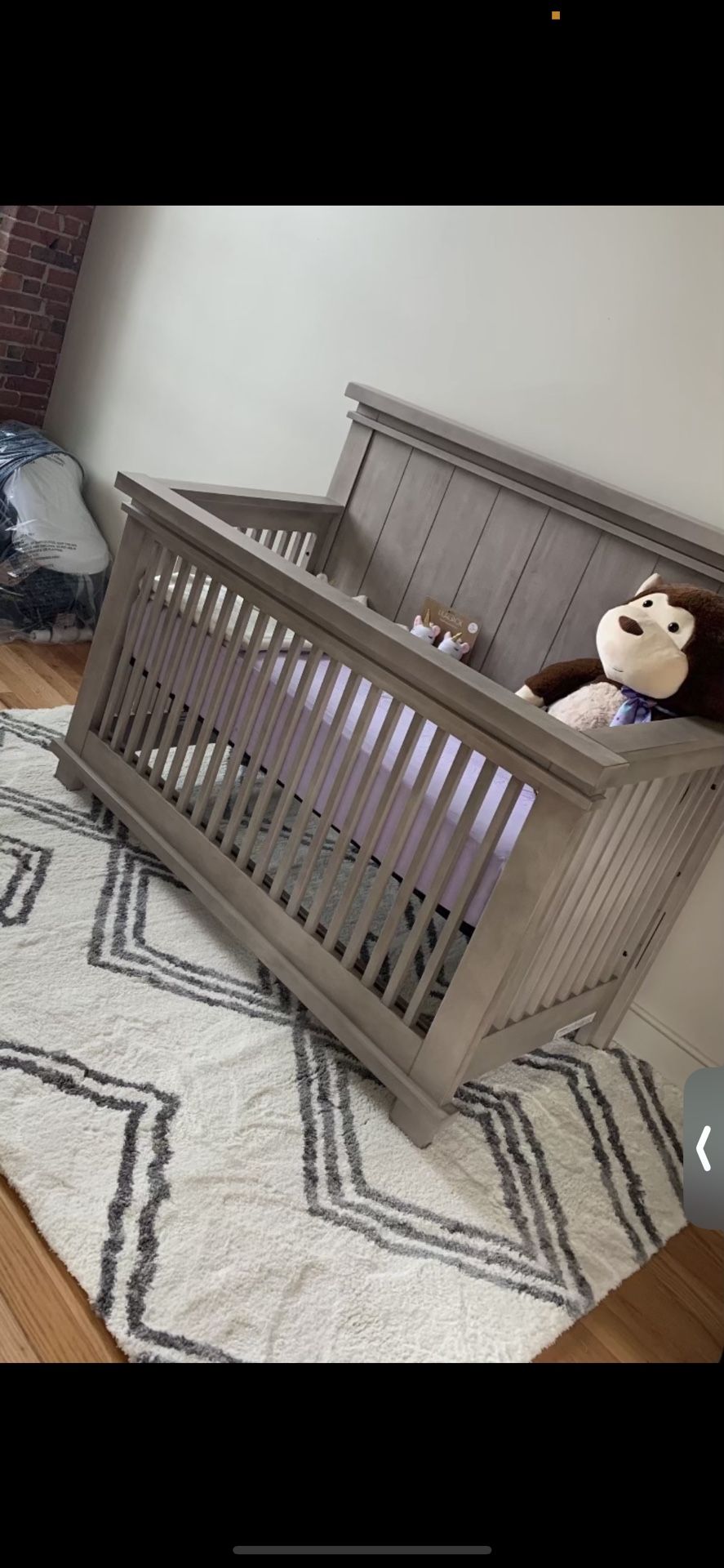 Crib With Mattress 