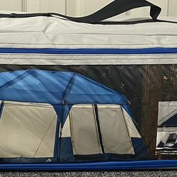BRAND NEW-Ozark Trail 10-Person Cabin Tent with LED lighted poles